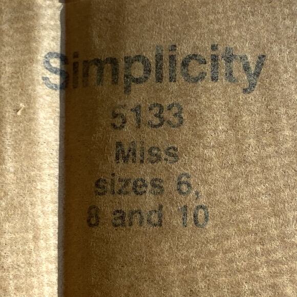 Simplicity 5133 Pattern Top Miss 6-10 Uncut Vintage Stretch Pullover Knit - Picture 6 of 7
